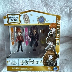 Harry Potter Ron & Parvati Magical Minis Set